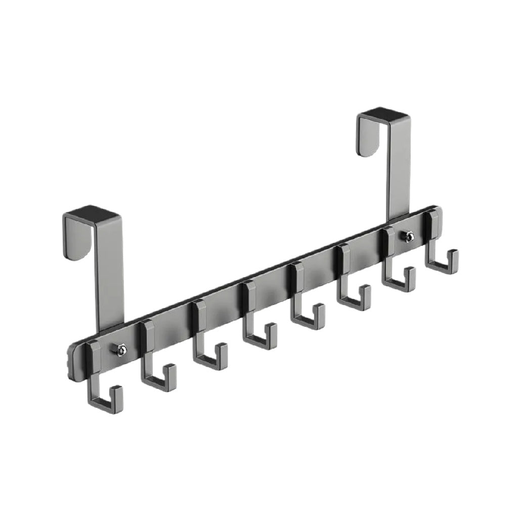 Porte-manteau mural en métal pour organisation d'espace - 40 x 10 x 5